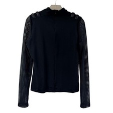 Killstar Mesh Panel Buckle Top Black Sweethea...