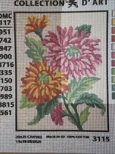 Collection D Art Printed needlepoint tapestry 20x25 Cm Canvas Only