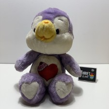 Vintage 1984 Care Bear Cousins Cozy Heart Penguin 13" Plush Stuffed Toy Kenner