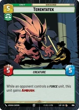 Terentatek Hyperspace Foil - LOF 858 NM - Star Wars Unlimited