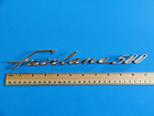 1962 63 FORD FAIRLANE 500 METAL EMBLEM VINTAGE FACTORY ORIGINAL PART 6250400 G