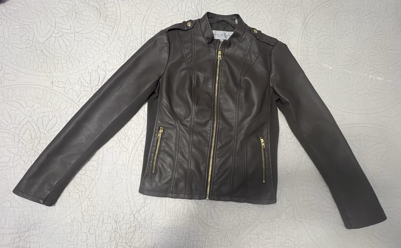 Faux Leather Jacket : Marc New York. Women’s, Small