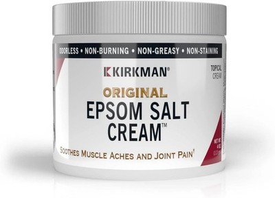 Kirkman Labs Original Epsom Salt Cream 4 Oz (113 Gm)