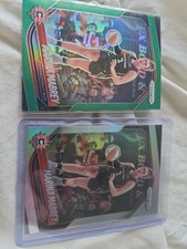 2025 Panini Prizm WNBA - Marina Mabrey #18 Green Prizm + Silver