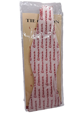 Makers Mark Tie One On Whiskey Bow Tie New SVI Red Logo Bar Tender Man Cave