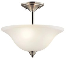 Kichler 42879NI - Nicholson 3 Light Indoor Ceiling Fixture - Brushed Nickel