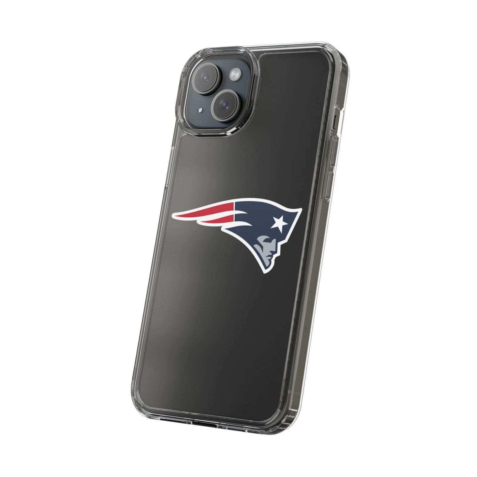 New England Patriots Clear Phone Case for iPhone