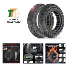 2-Pack Tubeless Scooter Tires - Fits Models: 8.5x2.0, 8 x2, 50-75-6.1, 10 2.0...