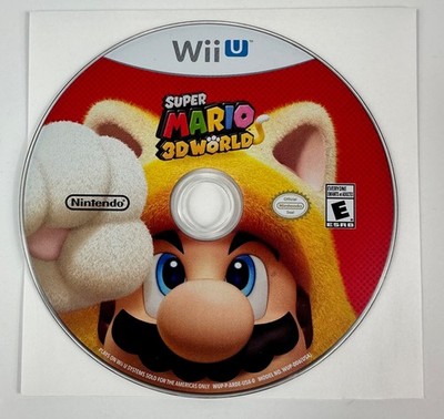 Super Mario 3D World (Nintendo Wii U, 2013) Disc Only