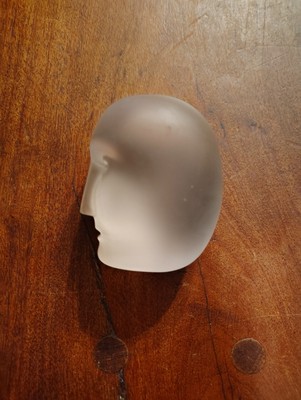 White Frosted Glass Kosta Boda Brains made by Bertil Vallien