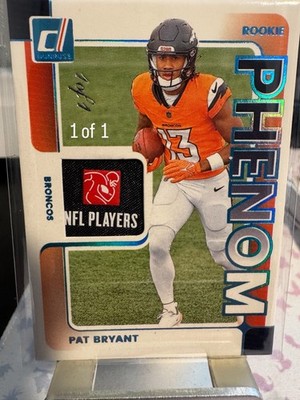 2025 Panini Donruss - Rookie Phenom Jerseys Pat Bryant #RPJ-PBT (MEM, RC) 1/1  