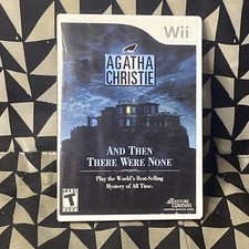 Agatha Christie: And Then There Were None (Nintendo Wii 2008) Complete W/ Manual