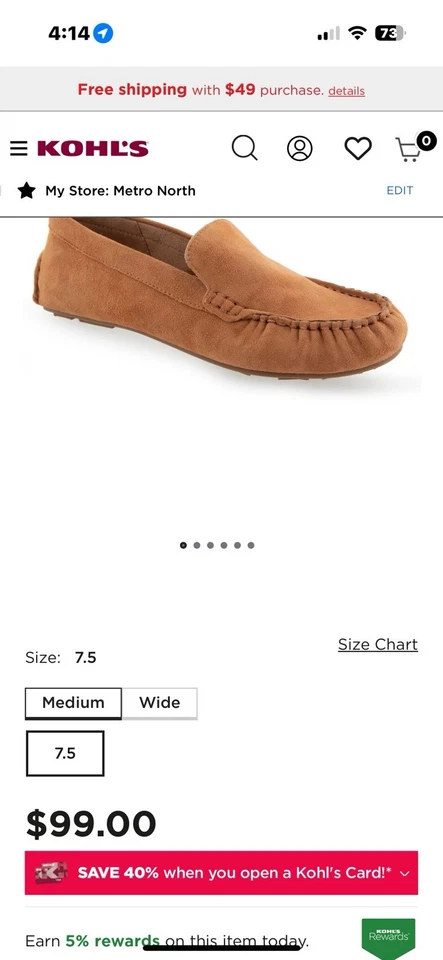 Aerosoles Coby Women's Suede Loafers Size 11 - Image 2 of 4