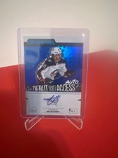 23-24 Credentials Debut Ticket Access Blue Auto Hunter Mckown /35