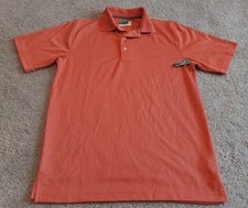 NEW Ben Hogan Performance Golf Polo Power Moisture Wick Orange Shirt Small