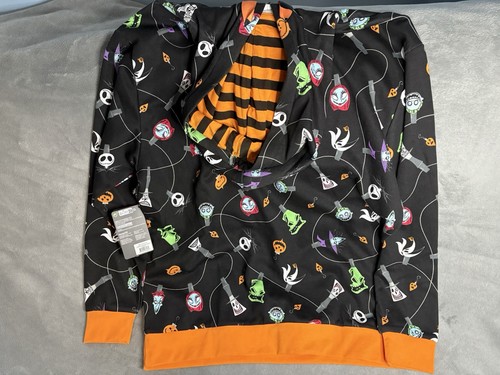 Loungefly X Nightmare Before Christmas Sweatshirt Unisex Hoodie Medium M - Picture 5 of 6