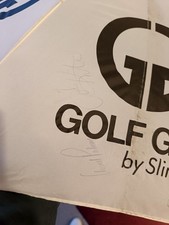 Vintage Umbrella With Famous Golf Signatures