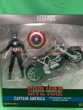 Marvel Legends Ultimate Riders WWII Captain America & Motorcycle 6 Hasbro NEW