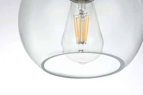 Elegant Lighting LD2206 Baxter 8"W Mini Pendant - Gold - Picture 8 of 9