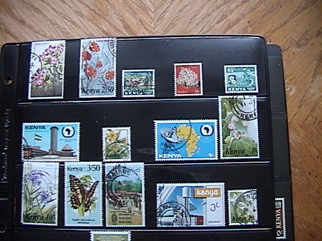 KENYA- SELECTION OF MINT &  USED STAMPS, LITTLE DUPLICATION