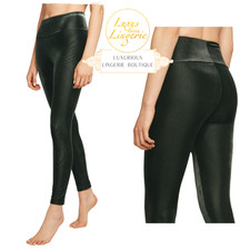 Esmeralda Leggings By Wolford M Medium Dark Green Velvet Design Pants