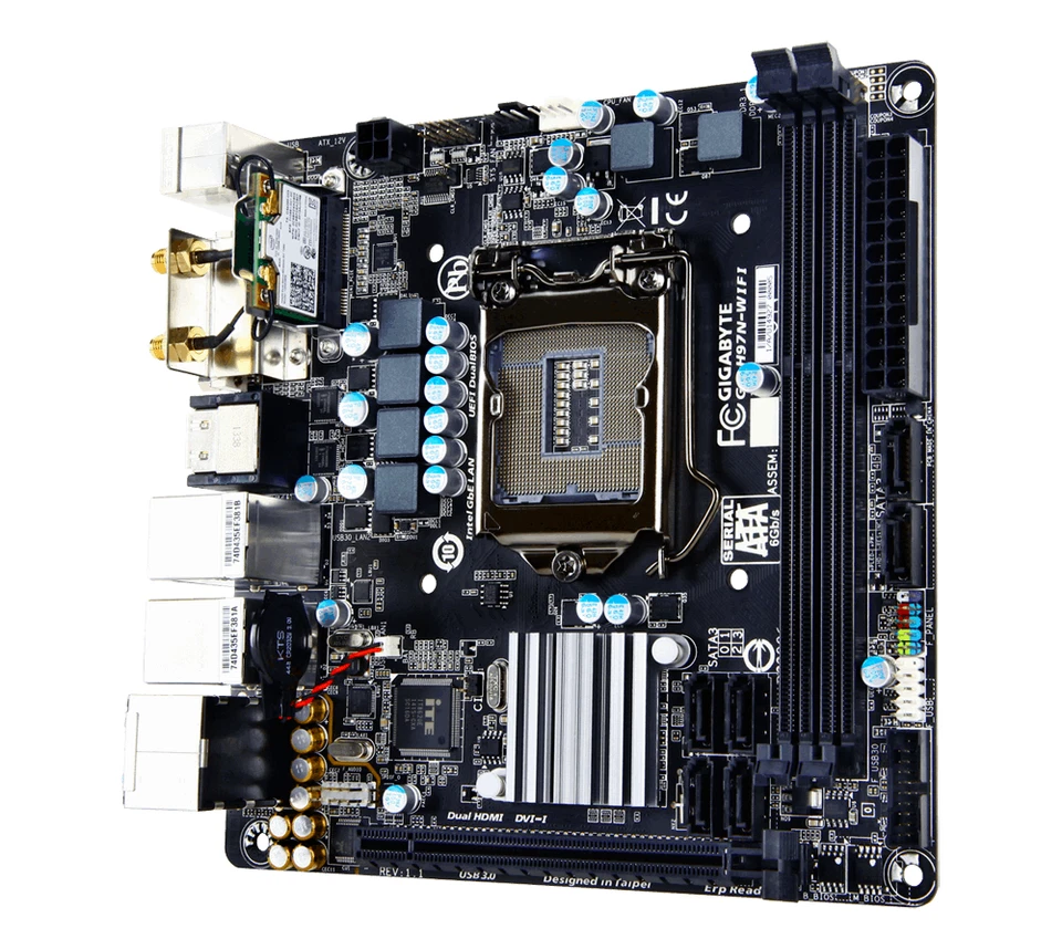 GigaByte GA-H97N-WIFI Main Motherboard NIB Intell *NEW* - Image 3 of 4