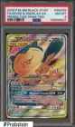 2019 Pokemon SM BSP Tag Team Tins #SM169 FA Eevee & Snorlax GX PSA 8