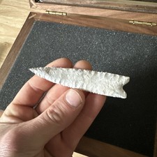 Arrowhead Made From Burlington Chert. Bent Dalton Modern Made 3 1/4 Inches