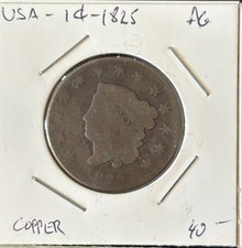 1828 Year Coronet Head US Large Cents (1816-1839) for sale | eBay