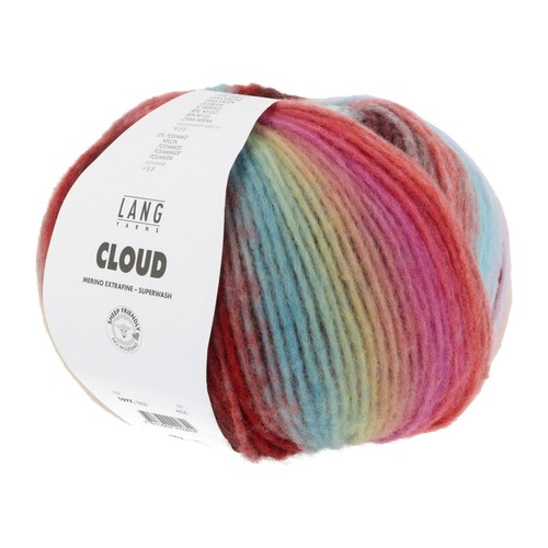 LANG YARNS CLOUD Strickgarn Wolle (0002 - blau) - Bild 4 von 4