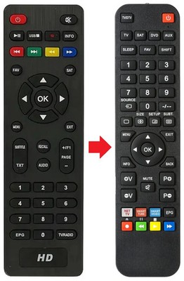Fernbedienung geeignet für SKY VISION 350S-HD