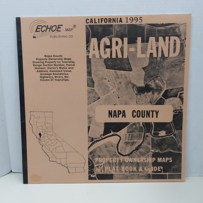 #ad #ad California 1995 Agri Land Napa County Property Ownership Maps Plat Book Guide $42.25