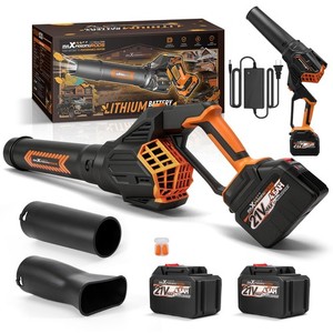 Souris sans fil 580 CFM 160 MPH 2 Piles sans pinceaux 3.6 lbs Lumière