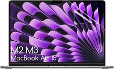 3-Pack Anti Scratch HD Crystal Clear Screen Protectors for 15" MacBook Air M2 M3