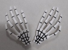 Skeleton Hand Hair Clips Gothic Emo Punk Style Halloween Costume Bones Skeleton