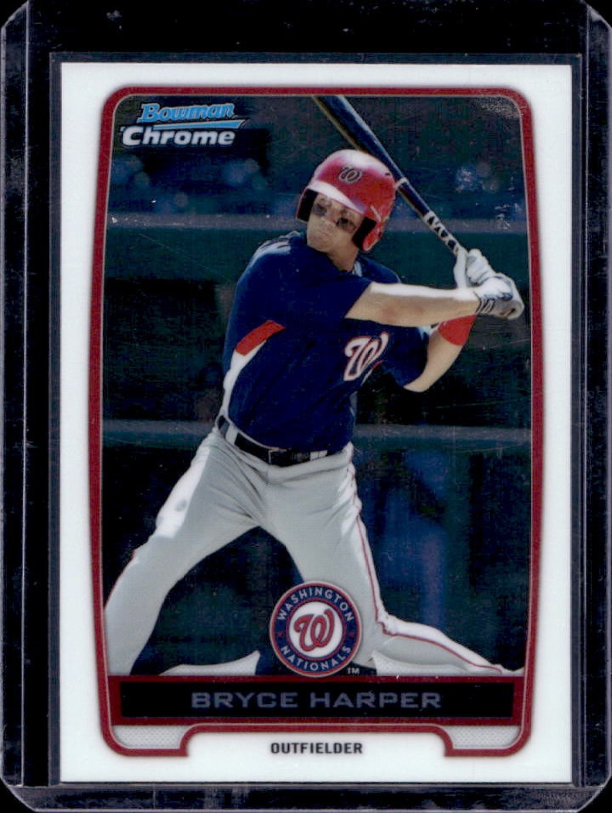 2012 Bowman Bryce Harper Chrome Prospects Rookie RC #BCP10 Nationals