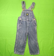 John Deere Boys Denim Overalls Blue 4T Bib Carpenter Jeans JFBV061N3T1