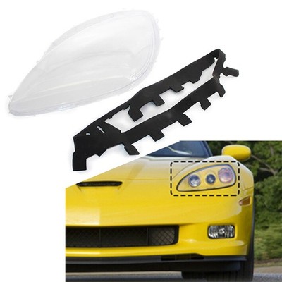 For Chevrolet Corvette C6 Left Headlight Lens Cover Replacement light lamp Cover