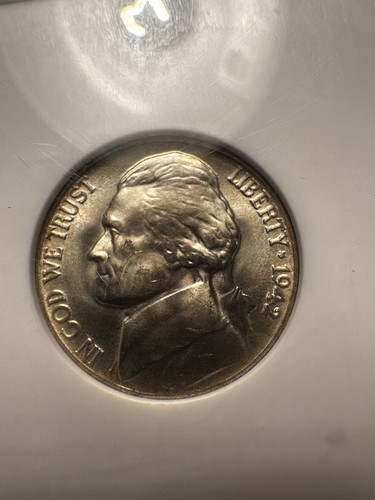 1942 P Jefferson Nickel Silver NGC MS67 BU - Picture 3 of 6