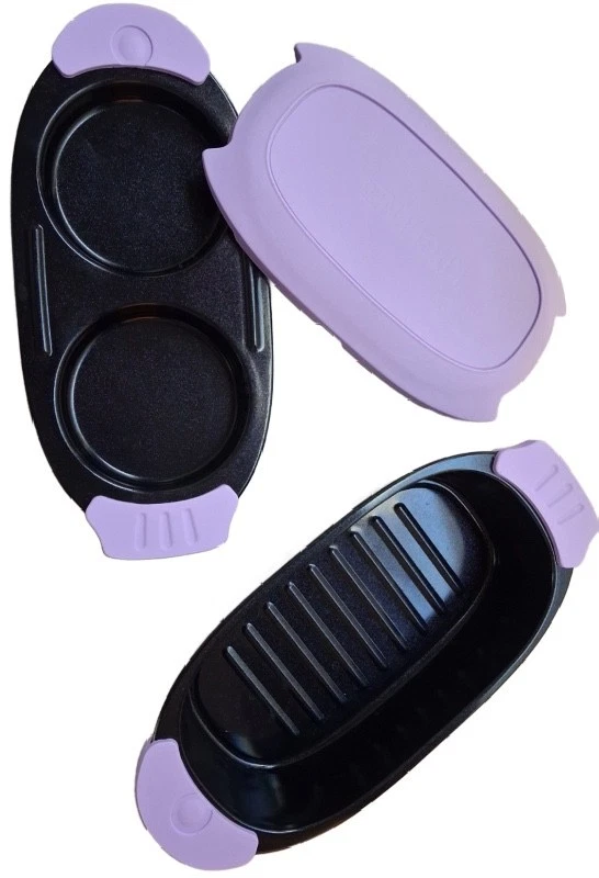 *Kitchen HQ 3-Piece Microwave Cook, Grill, and Store Set—Lavender
Opens in a new window or tab