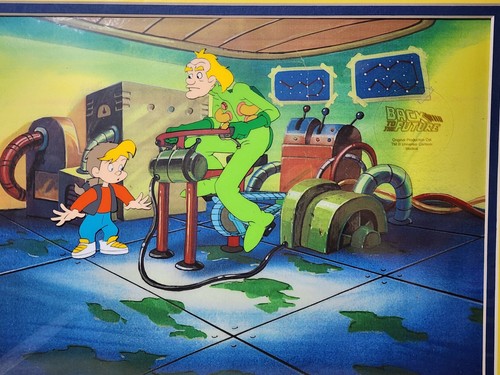 Regreso al Futuro Original Dibujos Animados Animación Producción Celular Arte DOC VERNE BROWN - Imagen 2 de 4