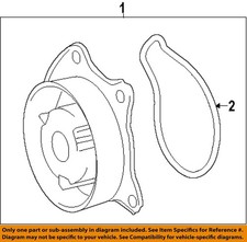 TOYOTA OEM 14-22 C-HR Cooling Water Pump-Water Pump 1610009620