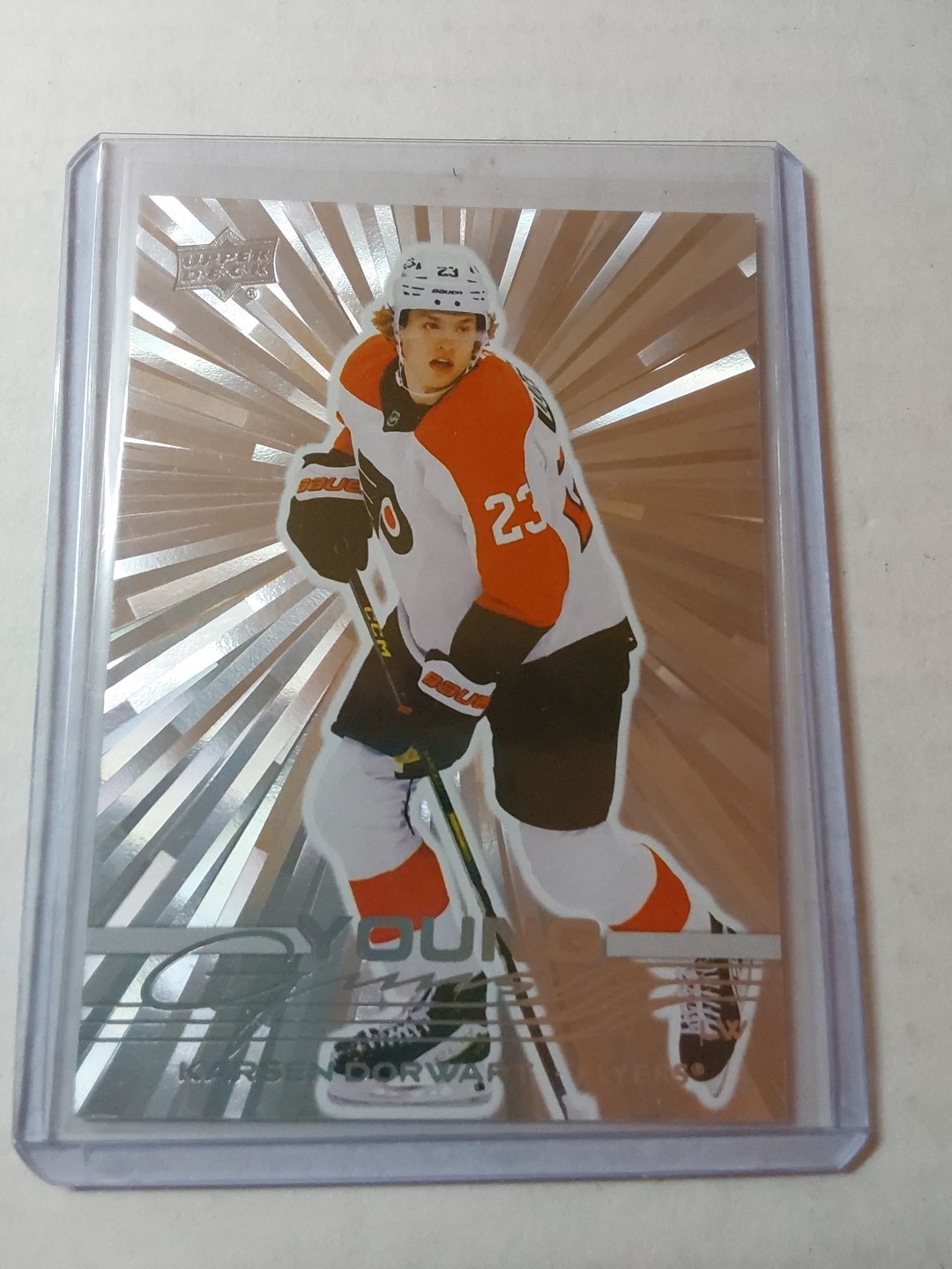 2025-26 Upper Deck Series 1 KARSEN DORWART Young Guns Outburst Silver Rc #210