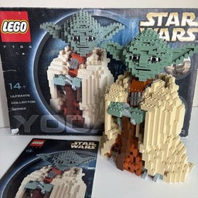 Lego Ucs Yoda 7194 Star Wars Ultimate Collector Series 100% Complete Set 2002