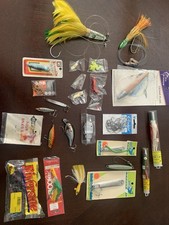 26 Pc. Fishing Equipment Mix Lot: Jigs, Soft Baits, Trolling Rigs, Hooks, Lures!