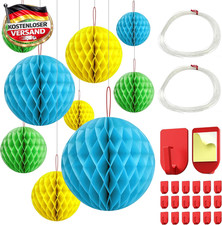 18Er Papier Wabenball Dekoration Seidenpapier Honeycomb Balls Mit 40 Metern Fisc