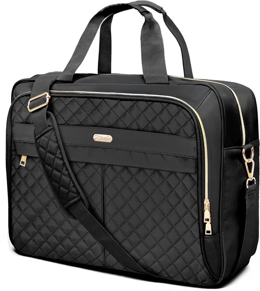 Laptoptasche 17,3 Zoll Damen Aktentasche Schwarz Arbeitstasche FüR Laptop-image