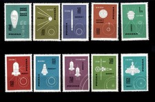 POLAND 1963 * SPACE * VOSTOK * SET * MNH**