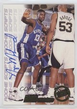 1998 Press Pass Double Threat Rookie Scripts Nazr Mohammed Auto 0p5