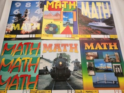 ACE School of Tomorrow Algebra I Paces 3, 4, 7, 8, 11 & 12 Unused w/ Test